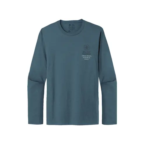 GNOMO - Polera Eco Manga Larga P-9 Hombre Indigo