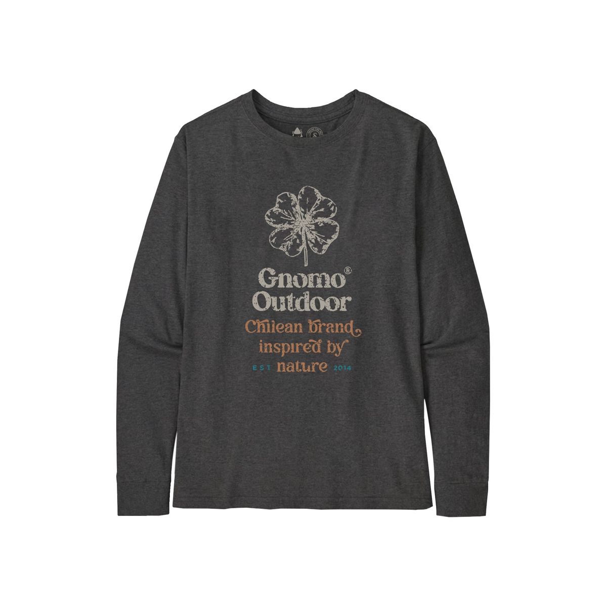 GNOMO - Polera Eco F-9 Kids Charcoal Gnomo