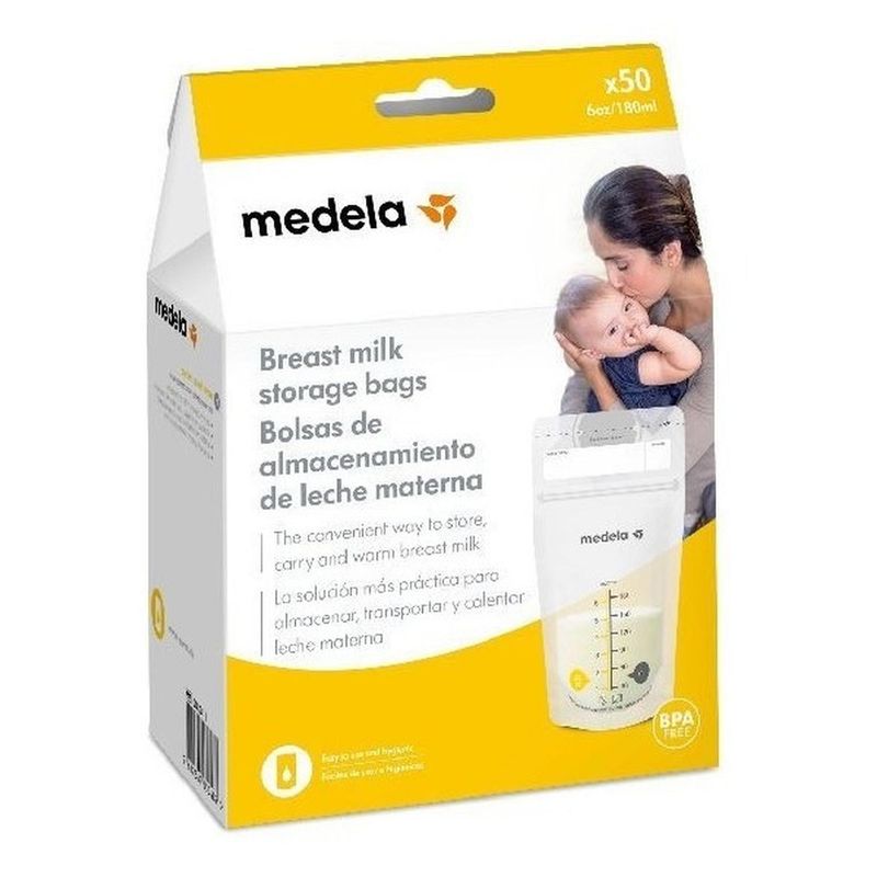 MEDELA - Bolsas De Almacenamiento De Leche Materna Medela 50 Pcs