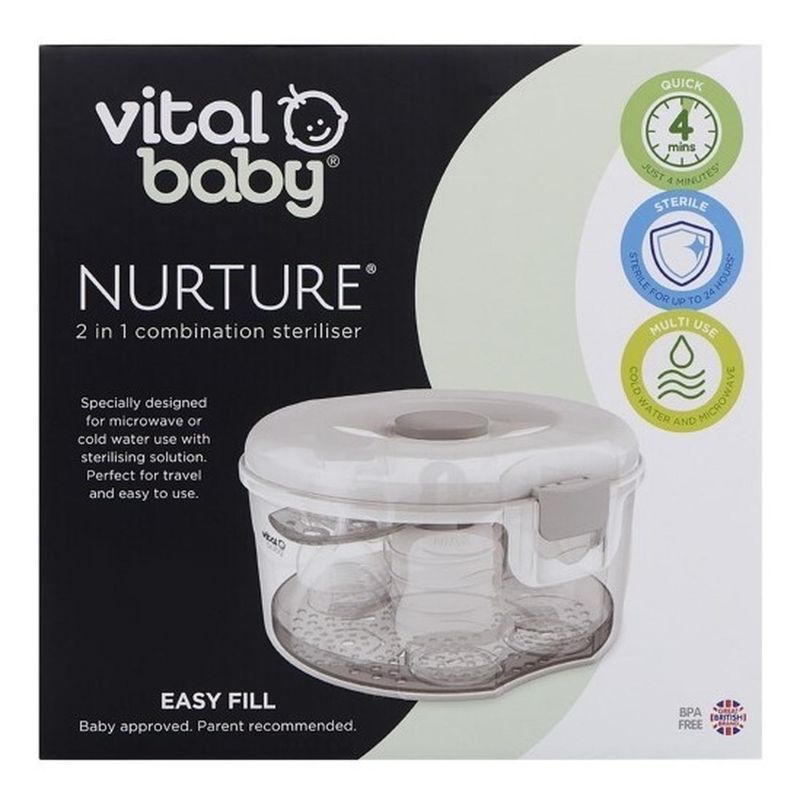 VITALBABY - Esterilizador De Mamadera Para Microondas Nurture Vital Baby
