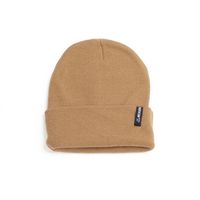 Gorro de lana Simple Beige