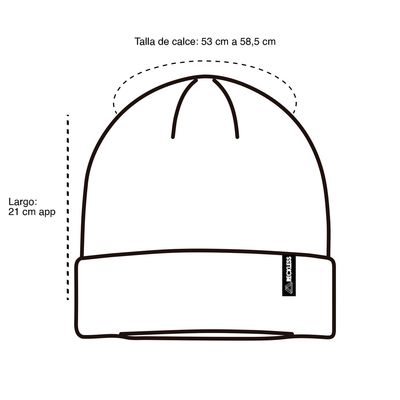 Imagen 2 del producto Gorro de lana Simple Beige