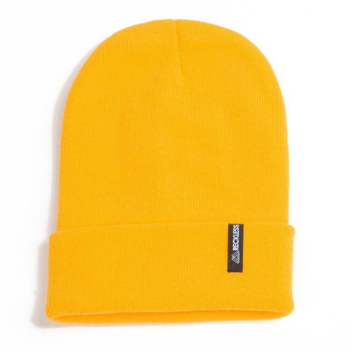 RECKLESS - Gorro de lana Reckless Simple Amarillo