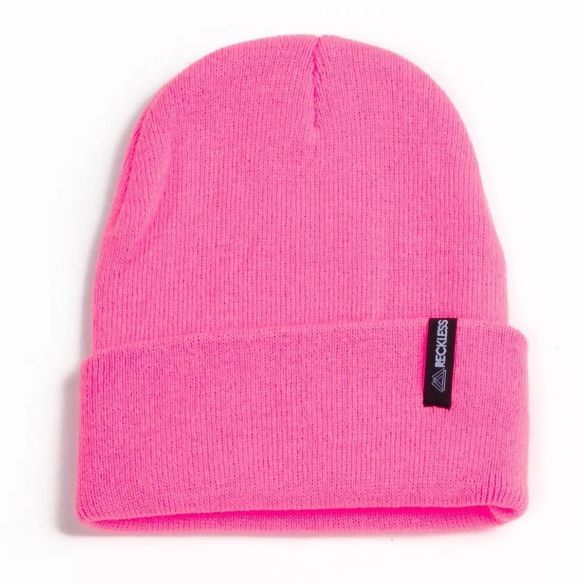RECKLESS - Gorro de lana Reckless Simple Rosado Fuerte
