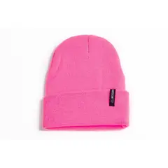 RECKLESS - Gorro de lana Simple Rosado Fuerte