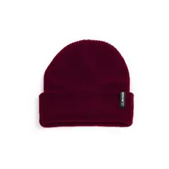 RECKLESS - Gorro de lana Fold 2 Burdeo