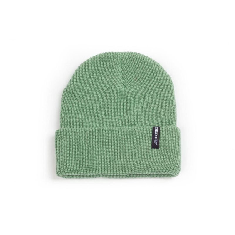 RECKLESS - Gorro de lana Reckless Fold 2 Verde Viejo