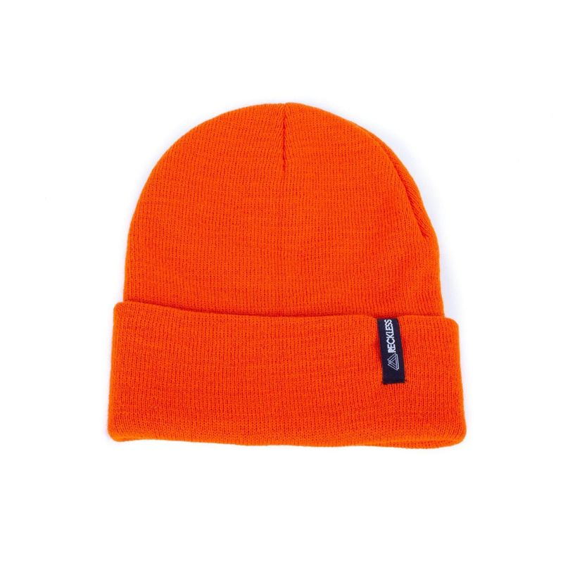 RECKLESS - Gorro de lana Reckless Simple Naranjo Oscuro