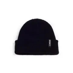 RECKLESS - Gorro de lana Fold 2 Negro Pescador