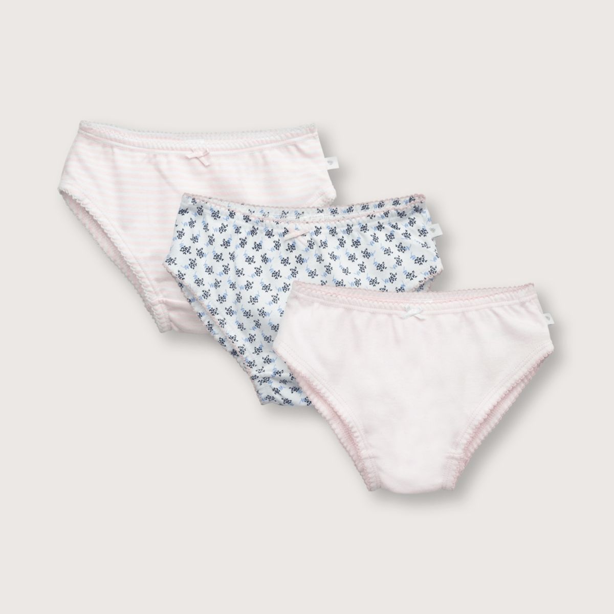 OPALINE - Pack calzones de niña rosado (SM a LA)