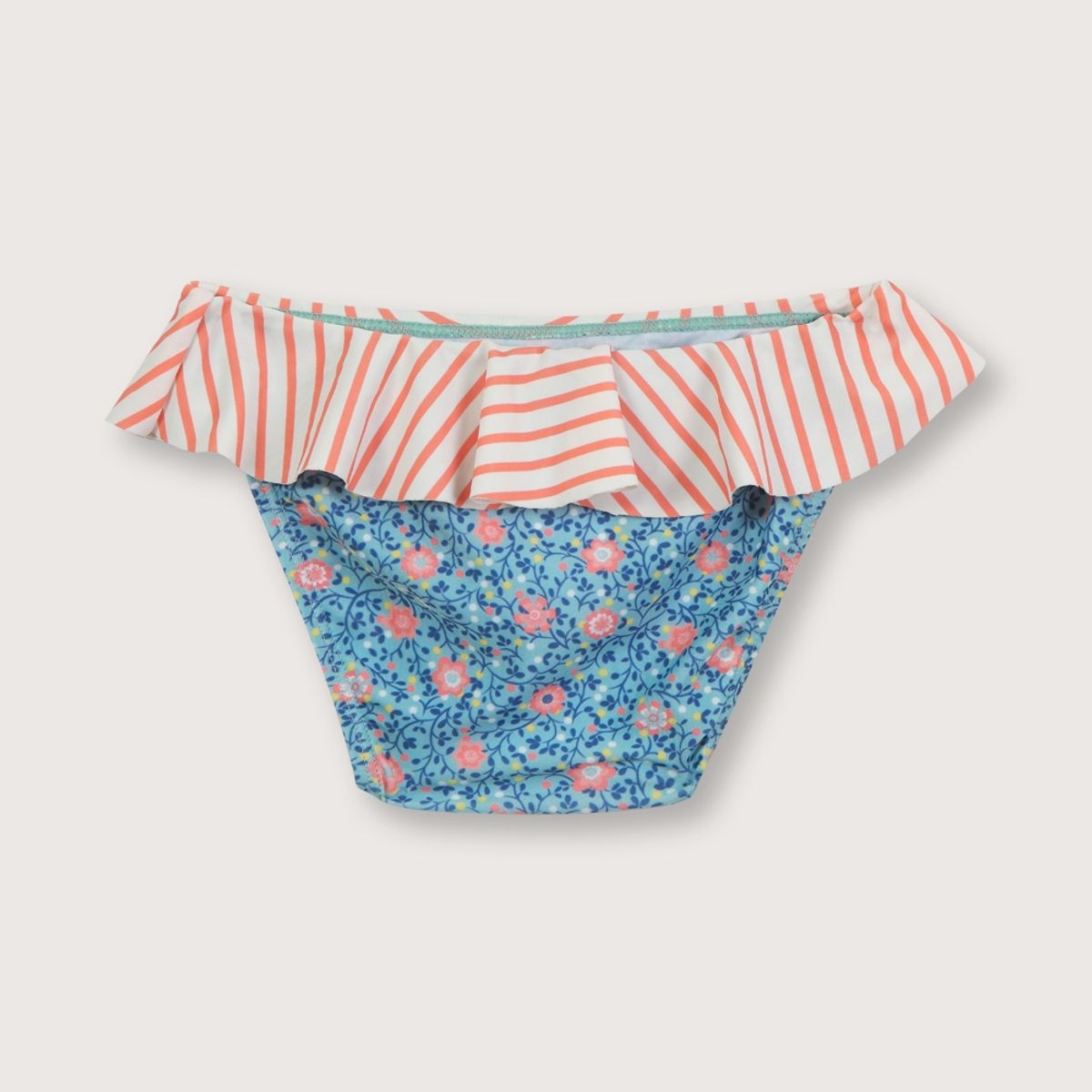 OPALINE - Traje de baño de niña tipo calzón turquesa (6 meses a 4 años).