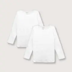 OPALINE - Camiseta de niña pack blanca (6 meses a 4 años)