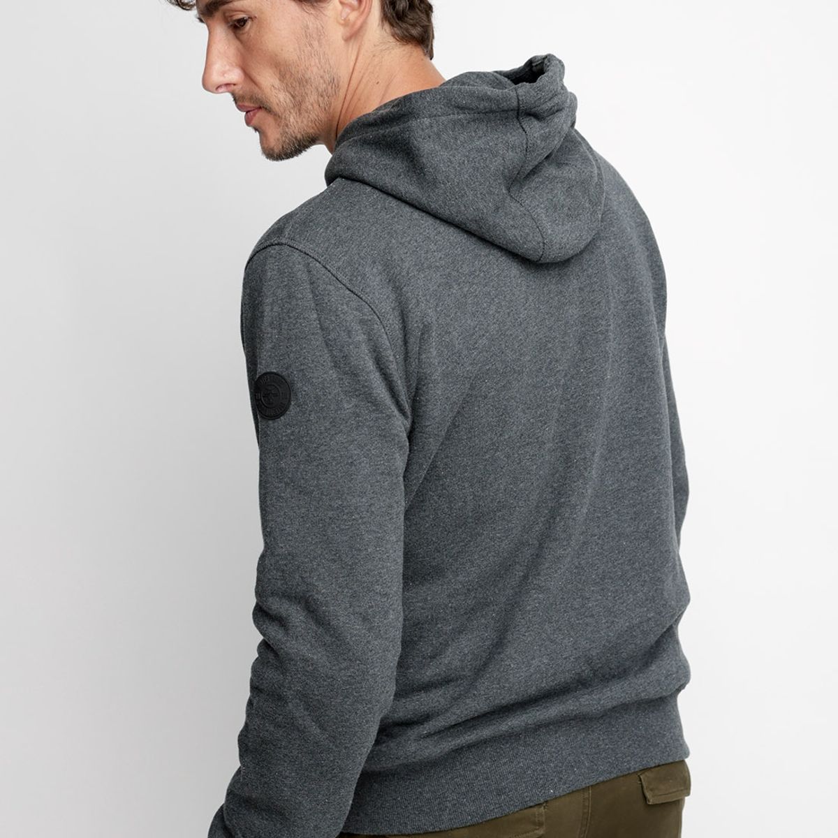 FEROUCH - Polerón Hoodie Gris Ferouch