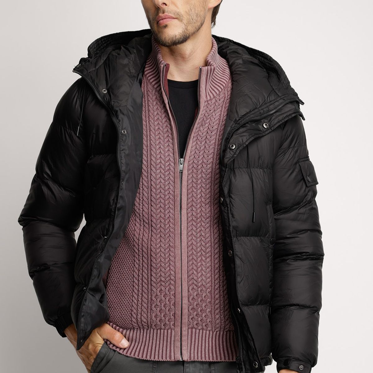 FEROUCH - Chaqueta Puffa Aspen Fj Negro Ferouch