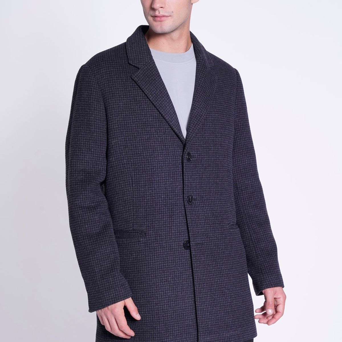 NEW MAN - Abrigo Prom Gris New Man