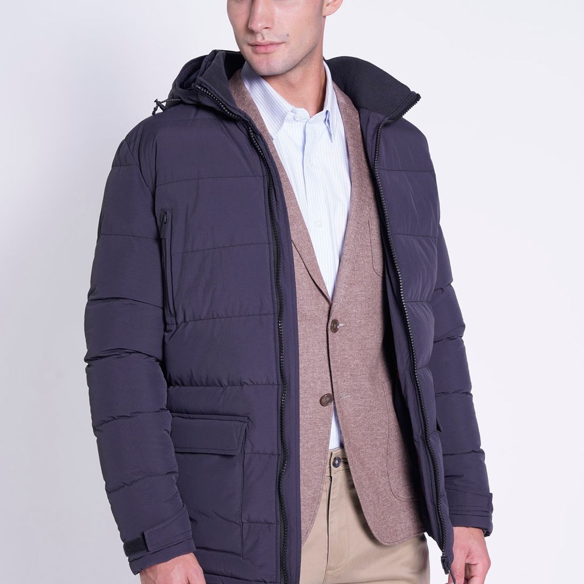 NEW MAN - Chaqueta Boston Negro New Man