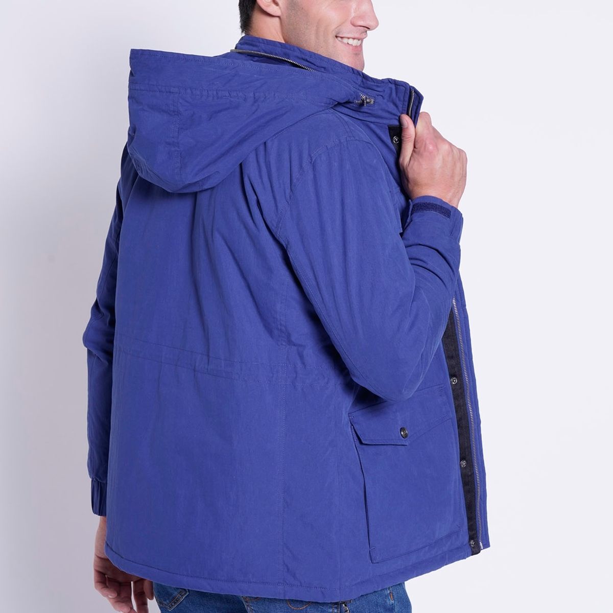 NEW MAN - Chaqueta Bolsic Azul New Man