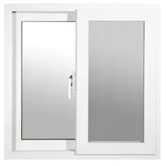 VENTO - VENTANA PVC 140X120CM 2 HOJAS TERMOPANEL 3-6-3MMBLANCO