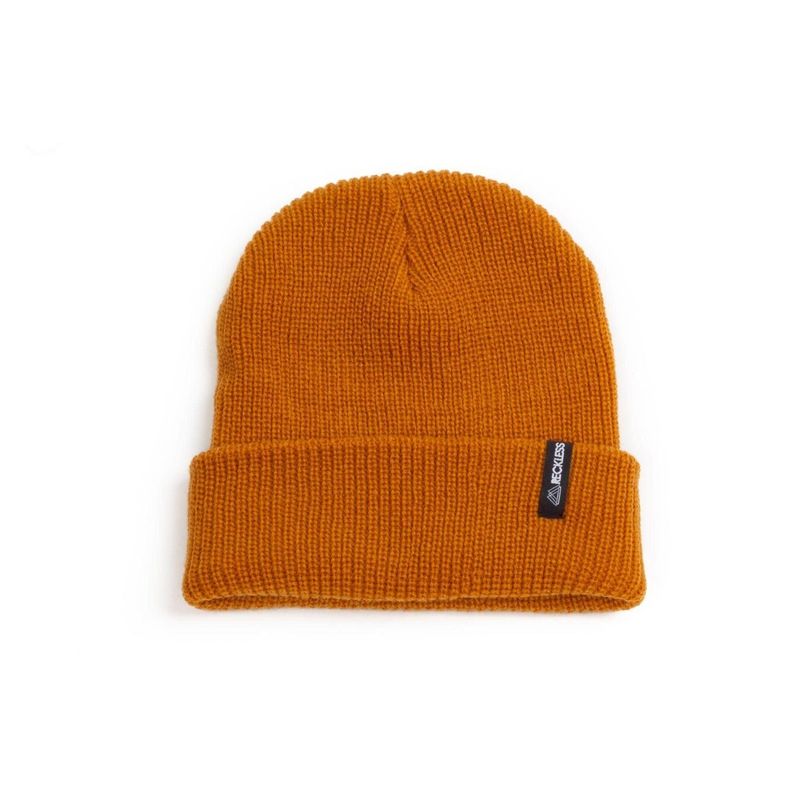RECKLESS - Gorro de lana Reckless Fold 2 Mostaza