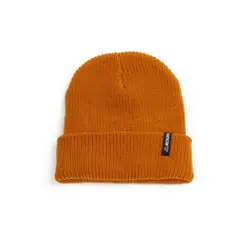 RECKLESS - Gorro de lana Fold 2 Mostaza
