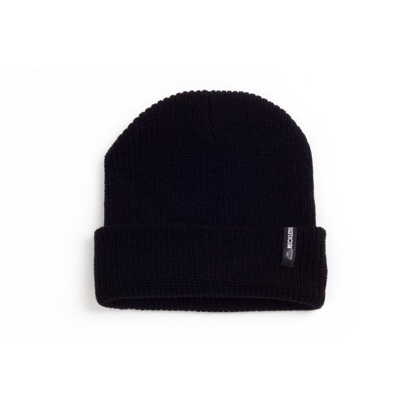 RECKLESS - Gorro de lana Reckless Fold 2 Negro