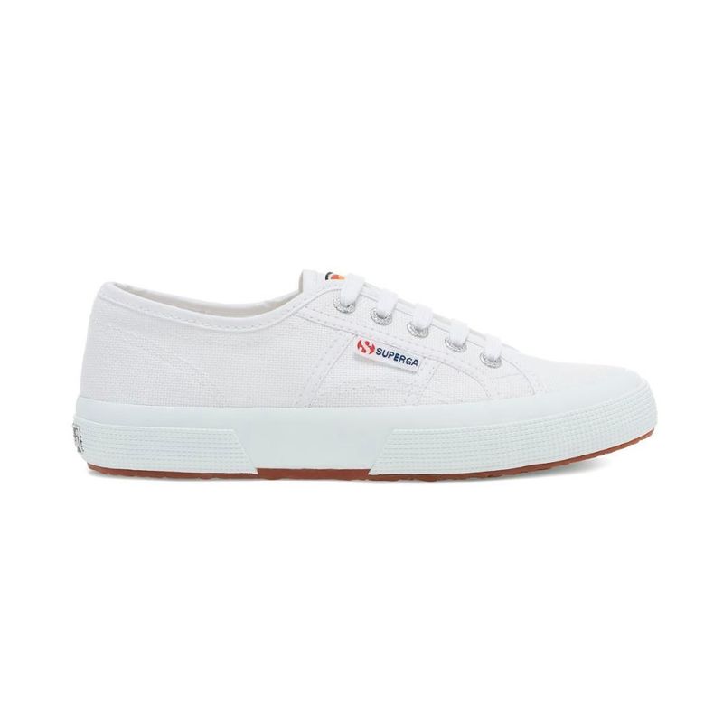 SUPERGA - Zapatilla 2750 Heart Heel Pattern White Multi - Blanco