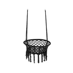 GENERICO - Silla Hamaca Columpio Colgante Color Negro - Shopyclick