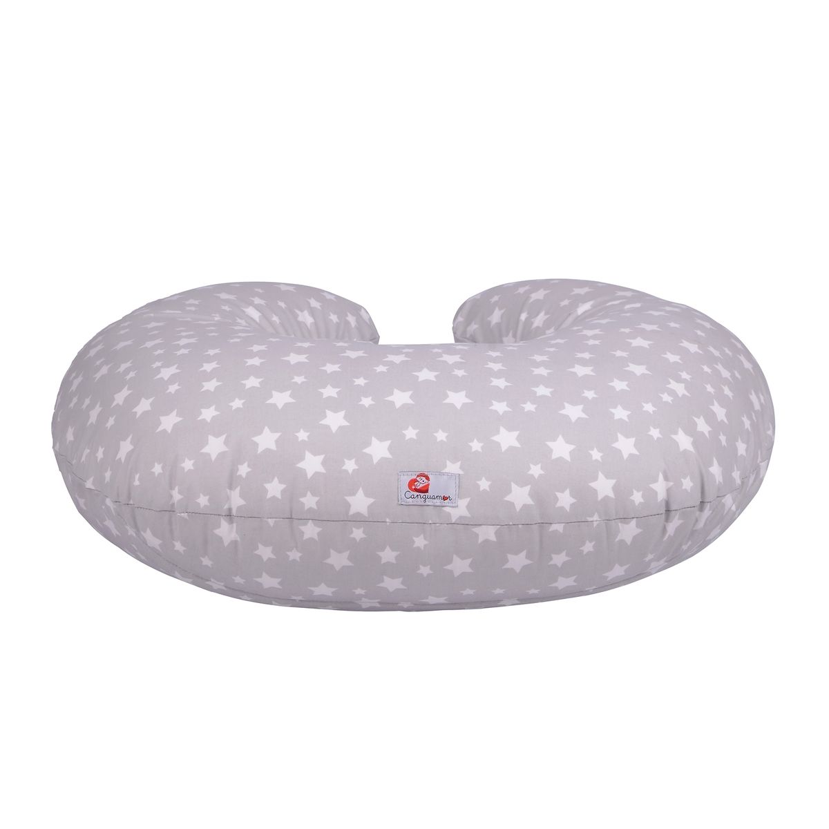 CANGUAMOR - Cojín de Lactancia Canguamor Estrellas Gris