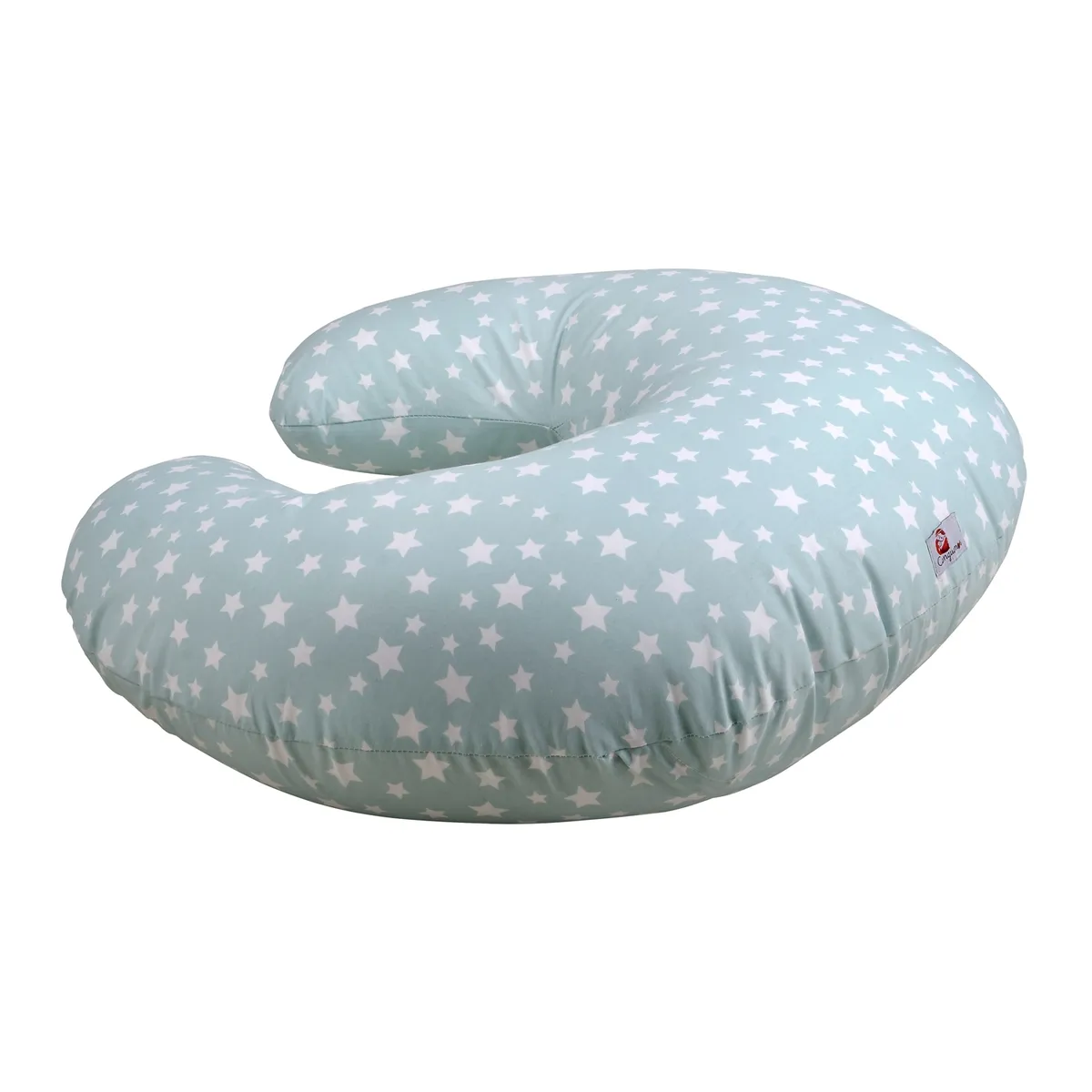 CANGUAMOR - Cojín de Lactancia Canguamor Estrellas Menta