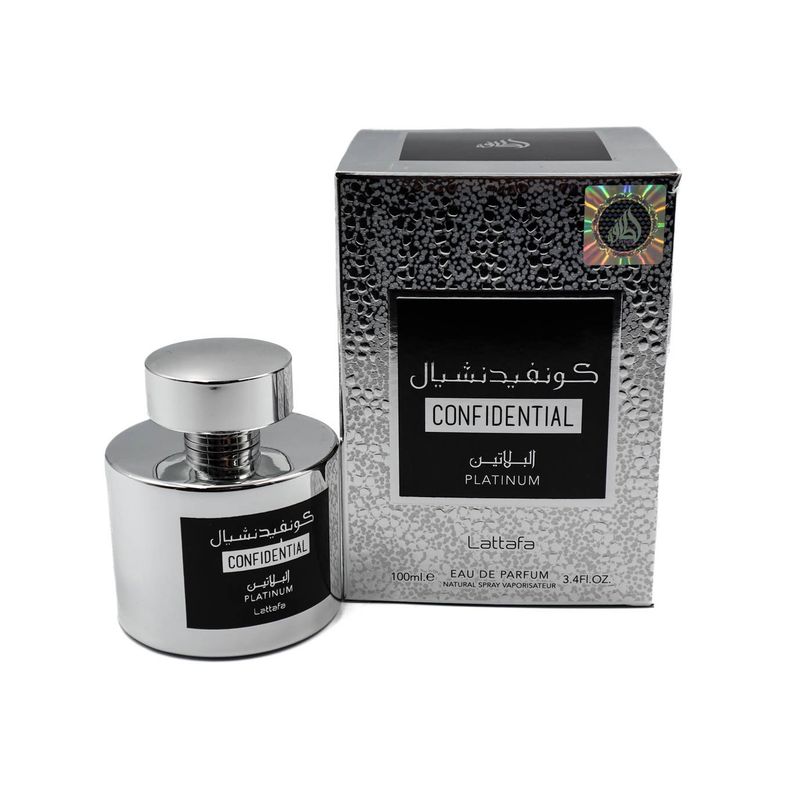 LATTAFA - PERFUME LATTAFA CONFIDENTIAL PLATINUN EDP 100ML HOMBRE