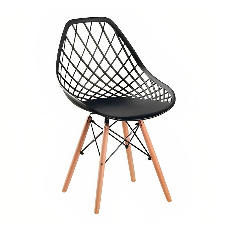 KLIK - Silla Eames Enrejada Mesh - Negra