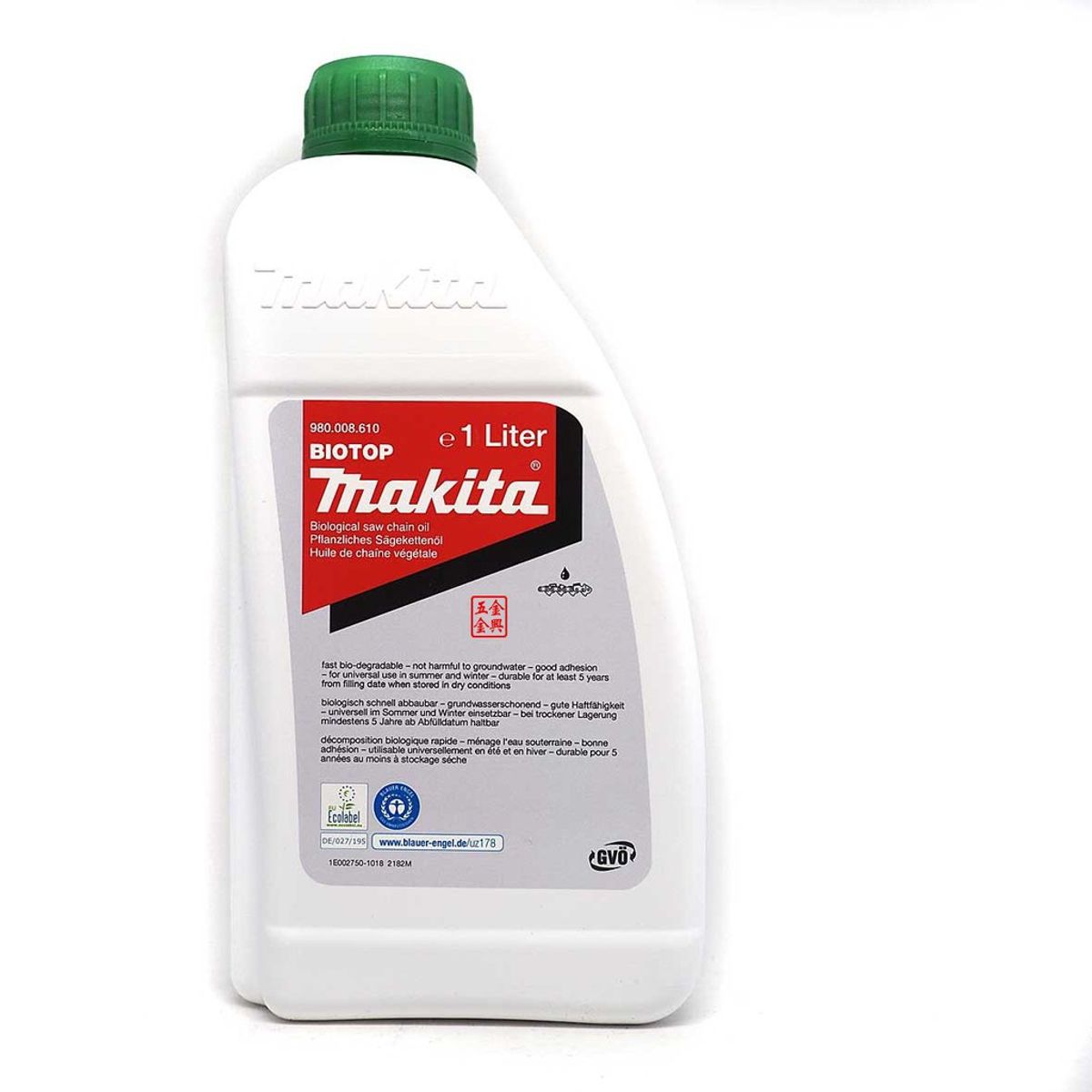 MAKITA - Aceite Biodegradable 1 Lt Cadena Motosierra Makita Biotop 980008610