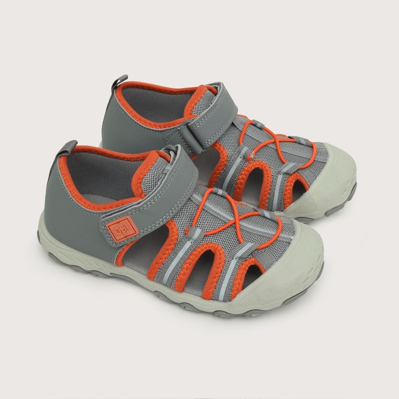 OPALINE - Sandalia de niño outdoor gris (30 a 34)