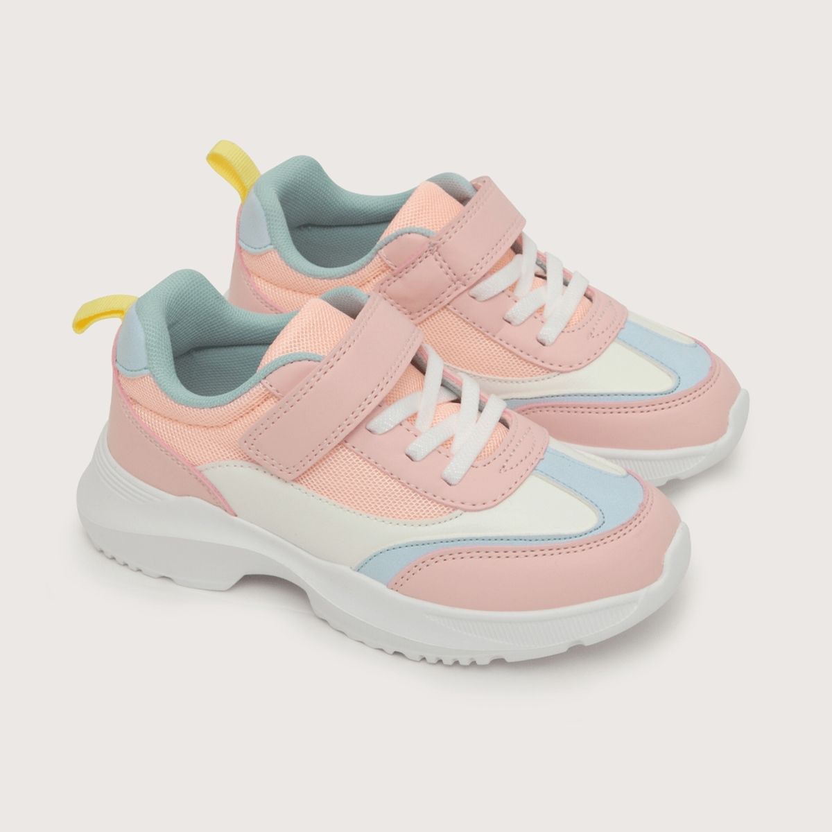 OPALINE - Zapatilla urbana de niña chunky damasco (30 a 34)