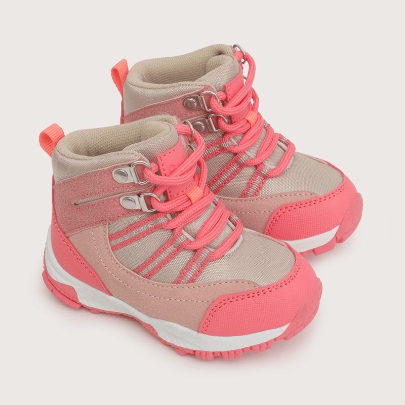 OPALINE - Botin outdoor de niña Coral (22 a 29)