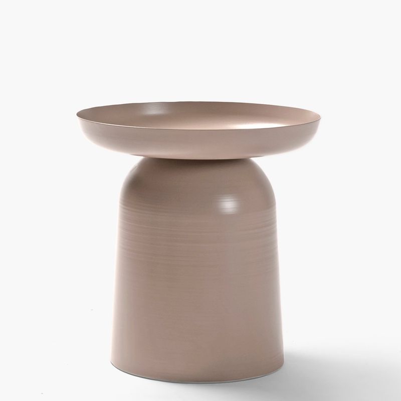 FORM DESIGN - Mesa Lateral Metálica Otelo Taupe Form
