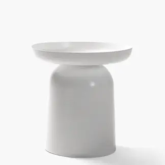 FORM DESIGN - Mesa Lateral Metálica Otelo Blanco Form
