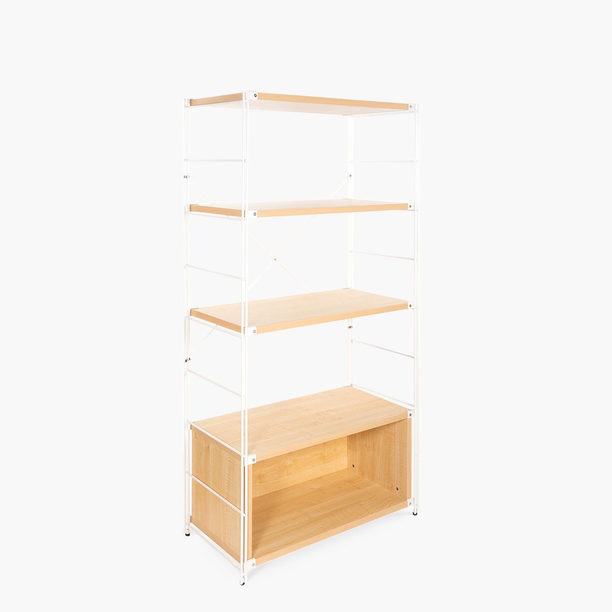 FORM DESIGN - Repisa o librero Bruno 4R con gabinete