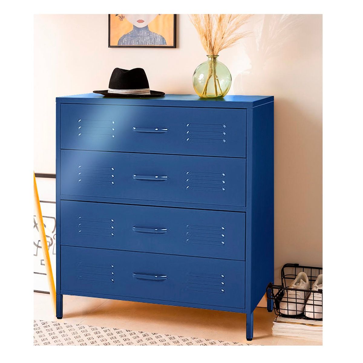 FORM DESIGN - Cajonera Austin Azul Claro Form