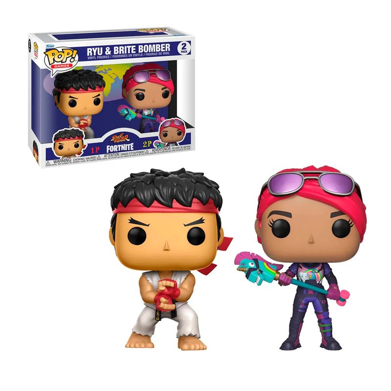 FUNKO - Funko Pop Games Fortnite Street Figther Ryu Brite Bomber 02
