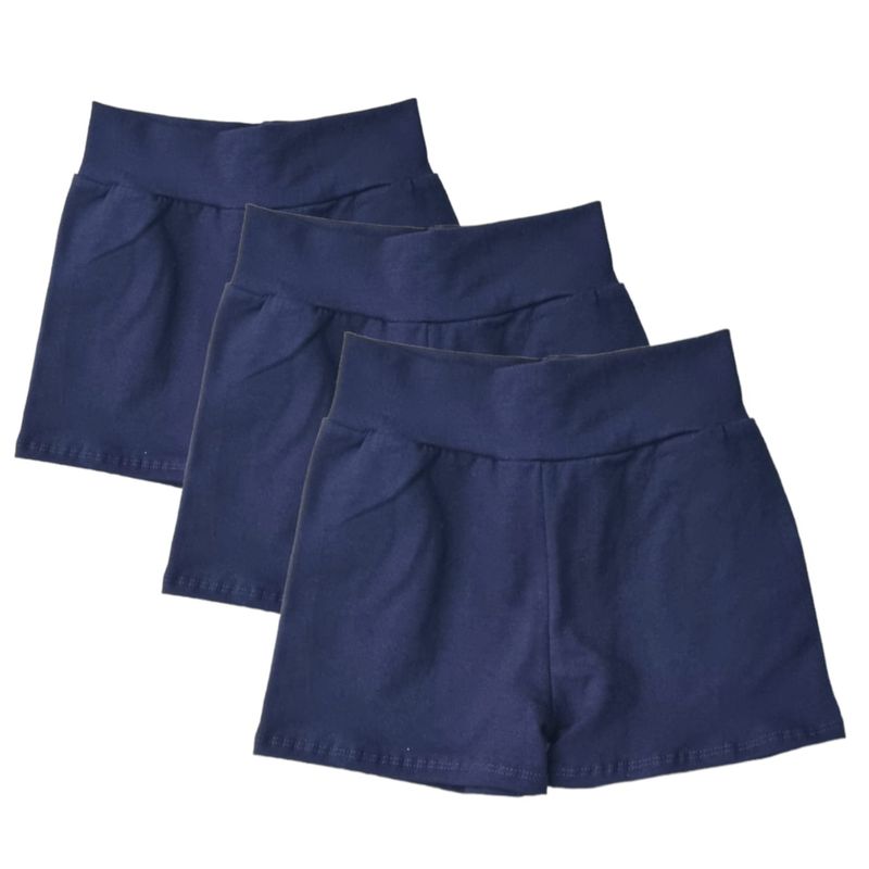 AGW - Pack 3 Calzas Short Niña 100% Algodon Nacional