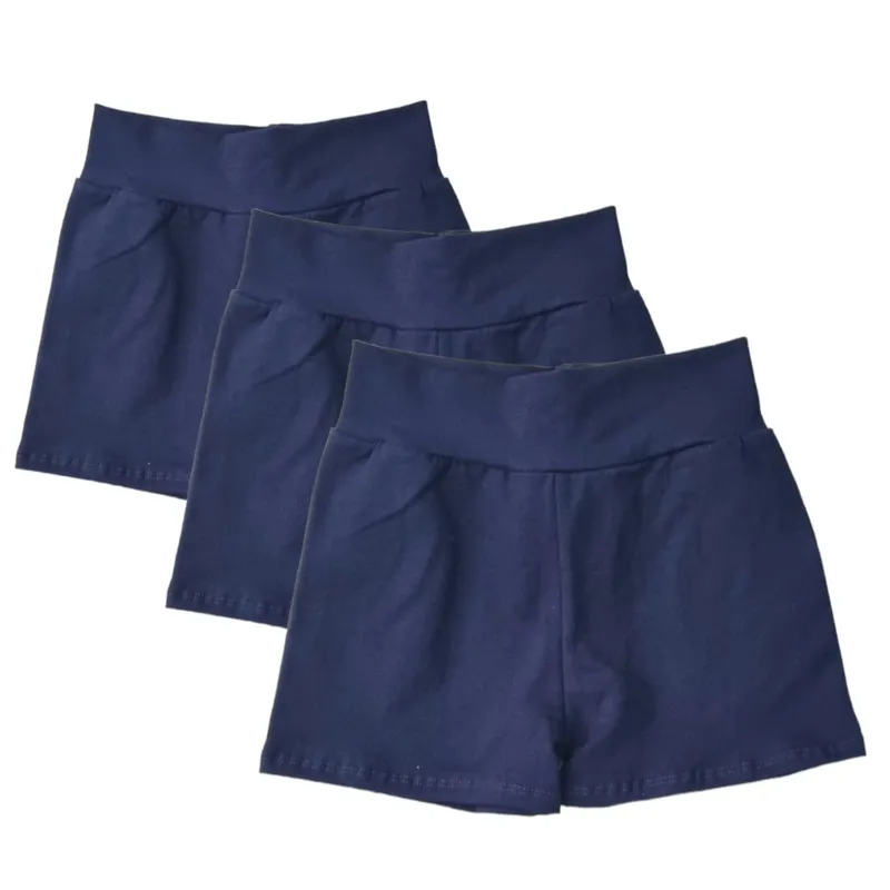 AGW - Pack 3 Calzas Short Niña 100% Algodon Nacional