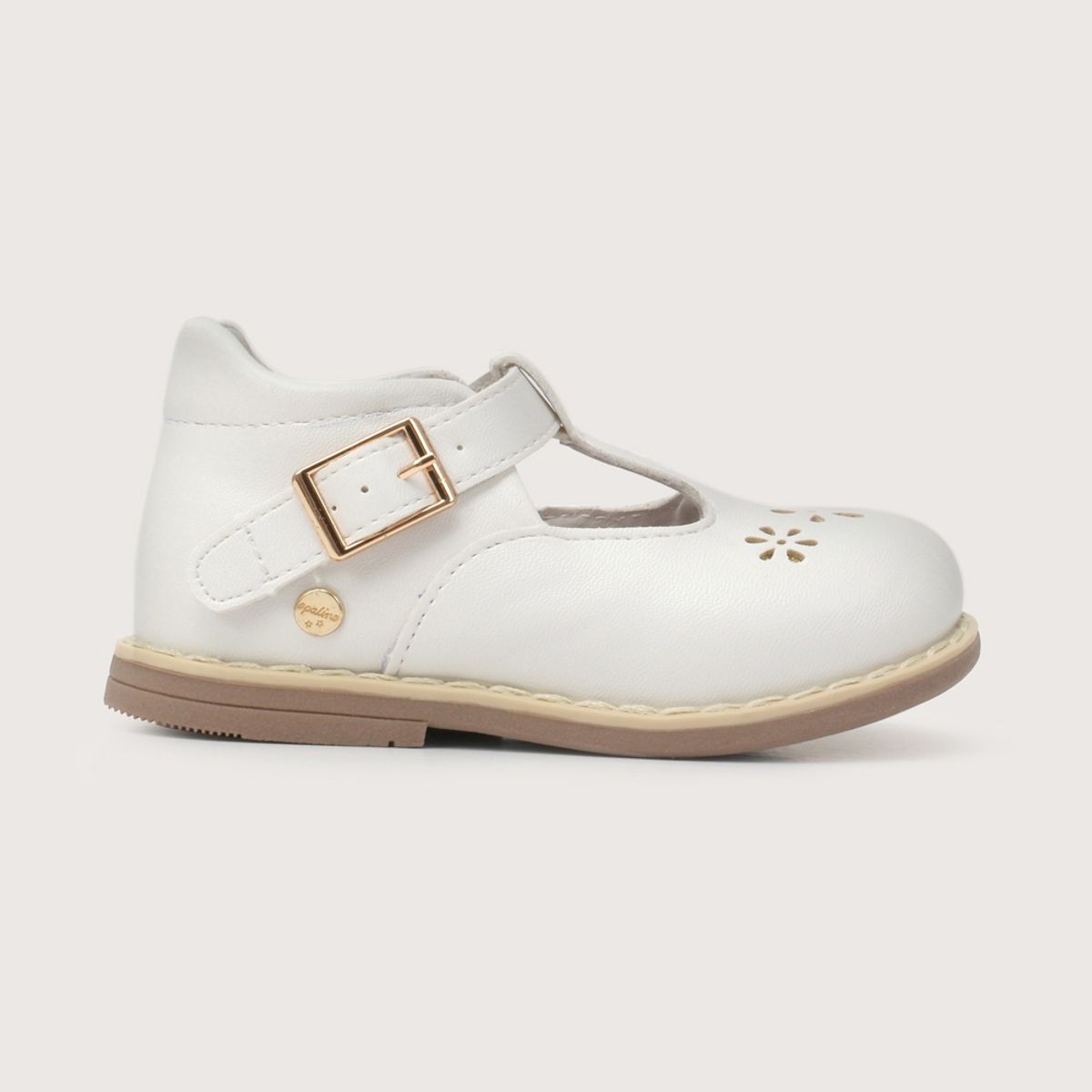 OPALINE - Reina de niña hebilla blanca (18 a 21)