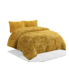 GENERICO - Cobertor Peludo Chiporro 2 Plazas - Mostaza