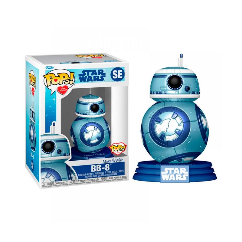 FUNKO - Funko Pop Star Wars Make A Wish BB-8 Metalic SE