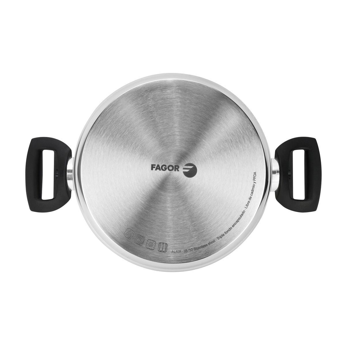 Fagor - Olla alta acero inoxidable 20 cm Alaia Fagor