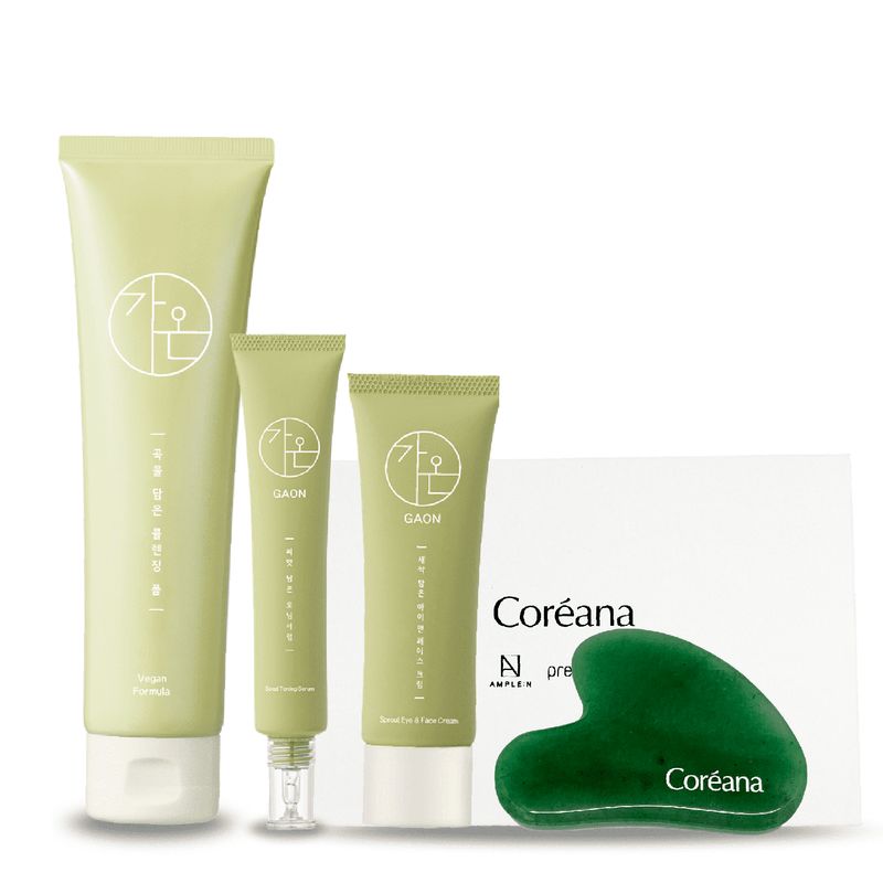 GAON - Pack Rutina Completa GAON + Masajeador Facial de Jade.-