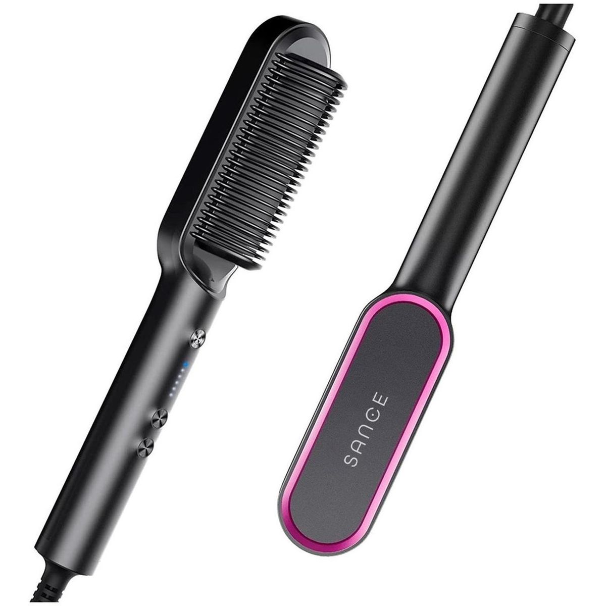 SANCE - Cepillo Alisador Electrico Plancha Pelo Sance Profesional