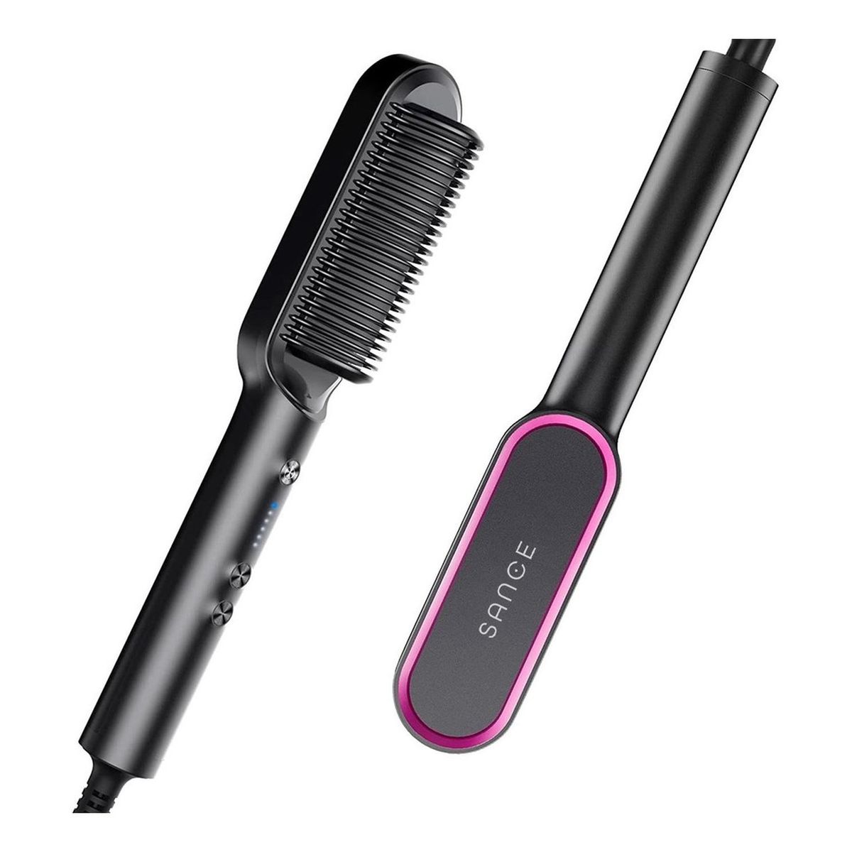 SANCE - Cepillo Alisador Electrico Plancha Pelo Sance Profesional