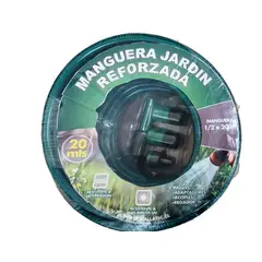 SOMBRATEC - Kit manguera jardín 1/2" en 20 metros